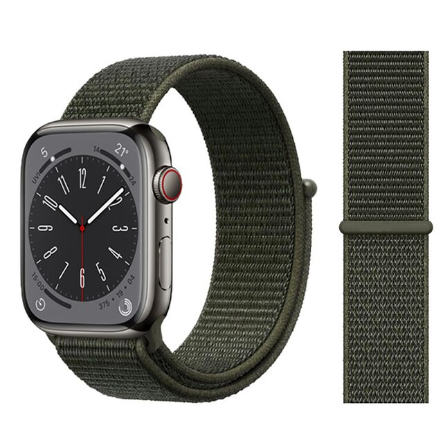 Ремінець Nylon для Apple Watch 38/40/41mm - Cargo Khaki