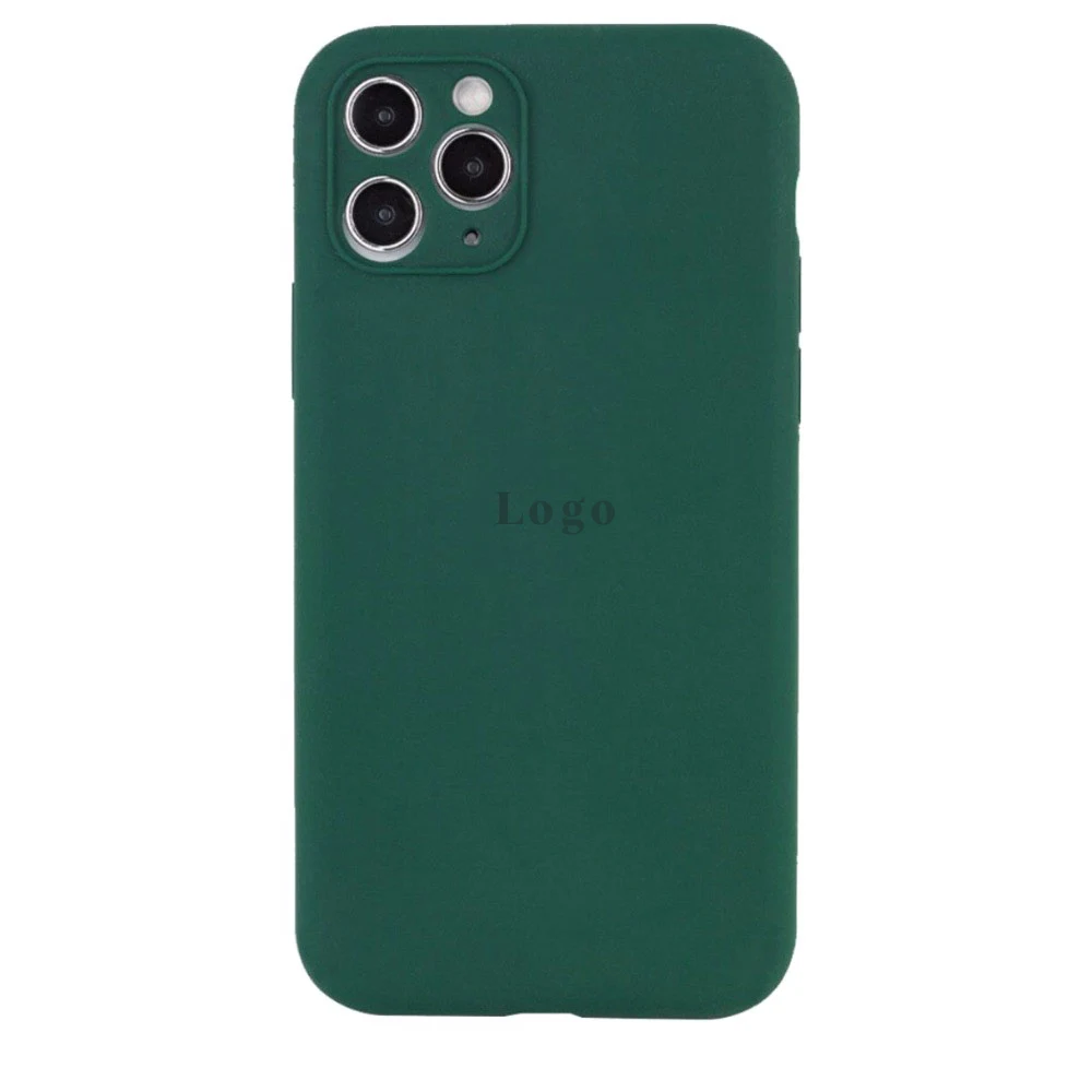 Чохол Silicone Case for iPhone 11 Pro (With Camera Lens Protection) - Forest Green