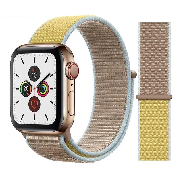 Ремінець нейлоновий Sport Loop Watch 42/44 мм (Camel)