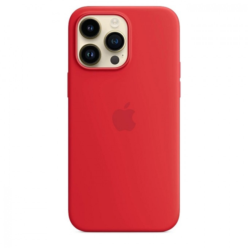 Чохол MaiKai Silicone Case with MagSafe для iPhone 14 Pro Red (OEM)