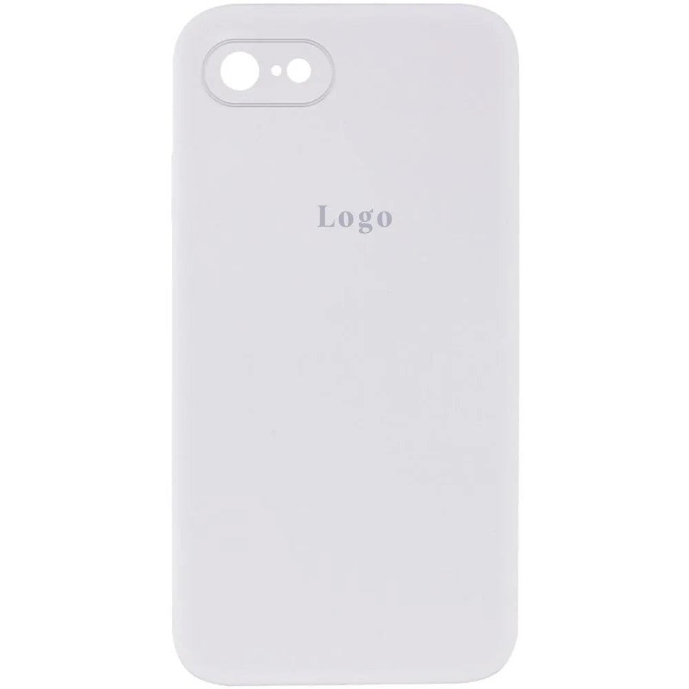 Чохол Silicone Case Square Full Camera Protective (AA) для Apple iPhone 6/6S (Білий/White)