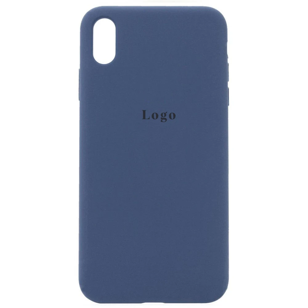 Чохол MaiKai Silicone для iPhone Xs Max - Deep Lake Blue