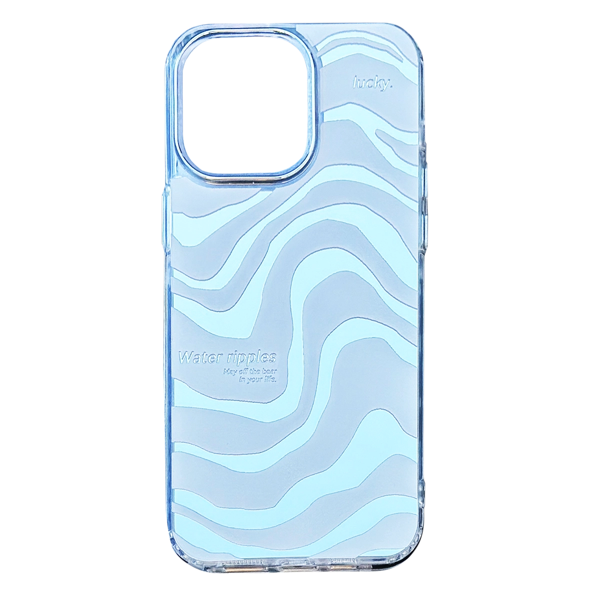 Чохол MaiKai Pattern Water Ripples для iPhone 16 (Silver)