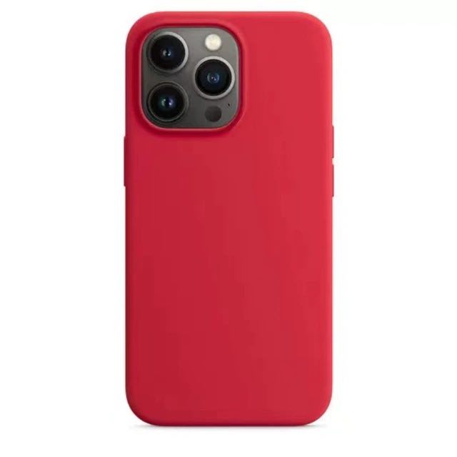 Чохол Silicone Case для iPhone 13 Pro with MagSafe Red (OEM)