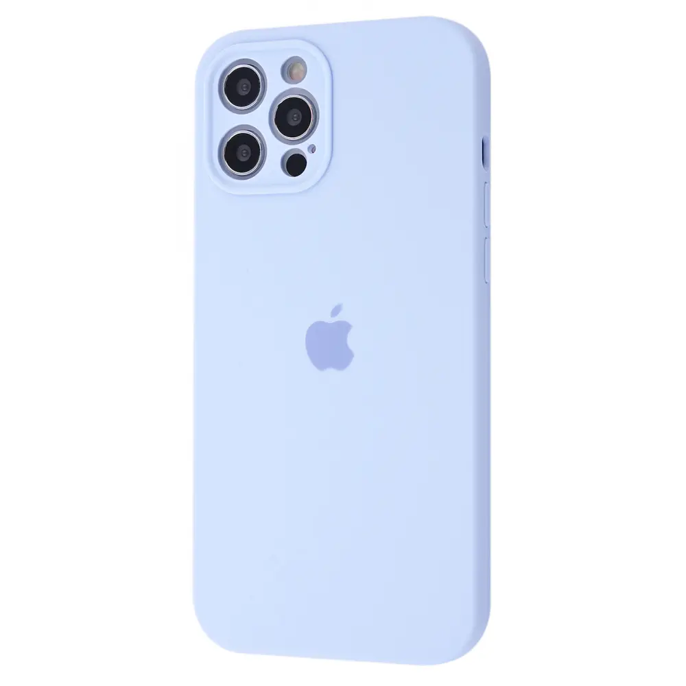 Чохол Silicone Case for iPhone 12 Pro Max (With Camera Lens Protection) - Lilac