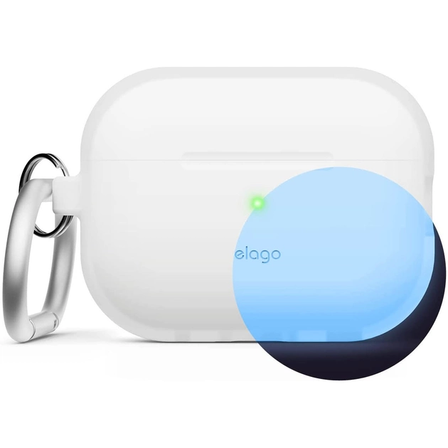 Чохол Elago Silicone Hang Case Nightglow Blue for Airpods Pro 2nd Gen (EAP2SC-ORHA-LUBL)