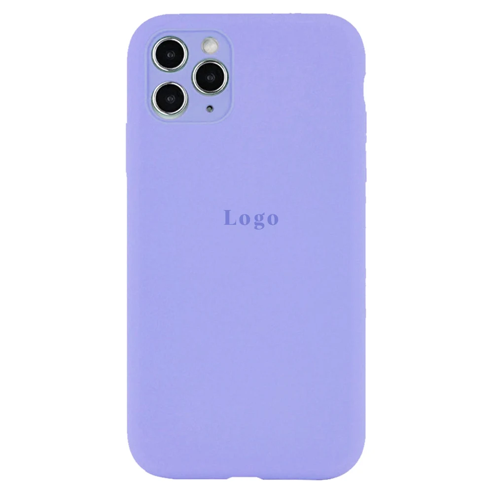 Чохол Silicone Case for iPhone 11 Pro (With Camera Lens Protection) - Elegant Purple