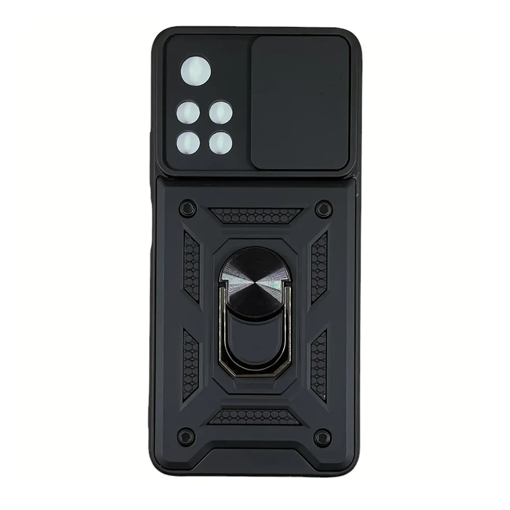 Чохол Camshield Serge Ring для Xiaomi Poco M4 Pro 5G (Чорний)