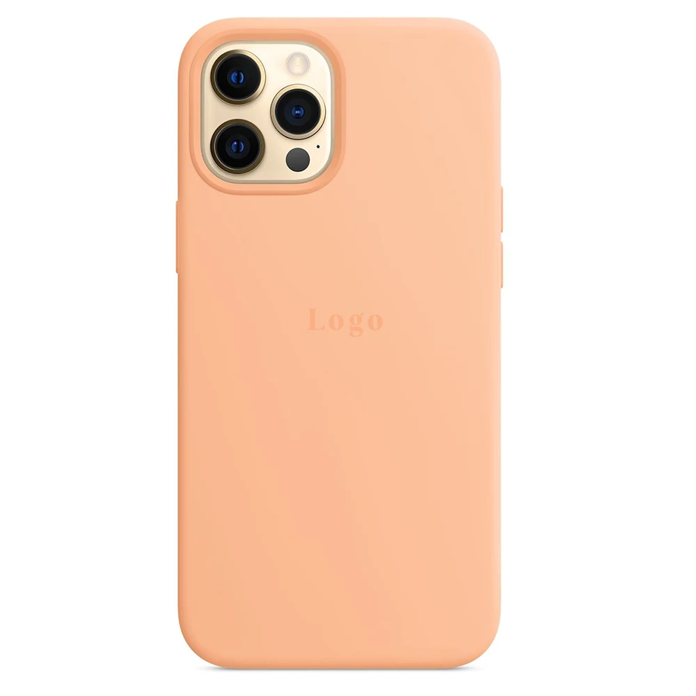 Чохол MaiKai Silicone для iPhone 12 Pro Max - Cantaloupe