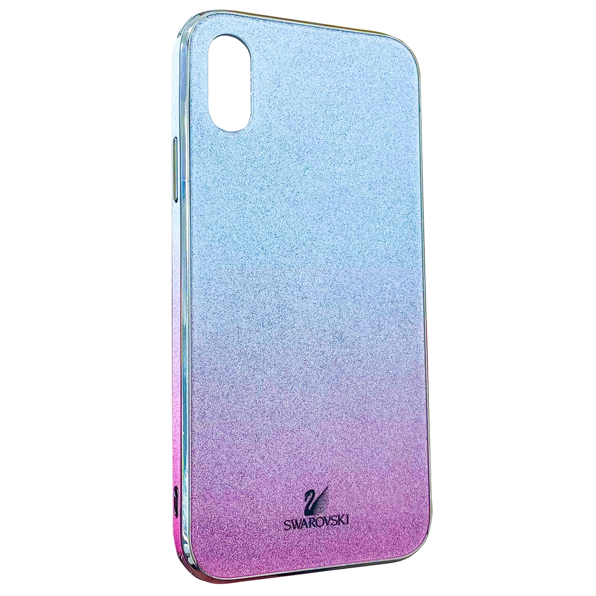 Чохол Swarovski Case for iPhone XS/X (Silver/Pink)