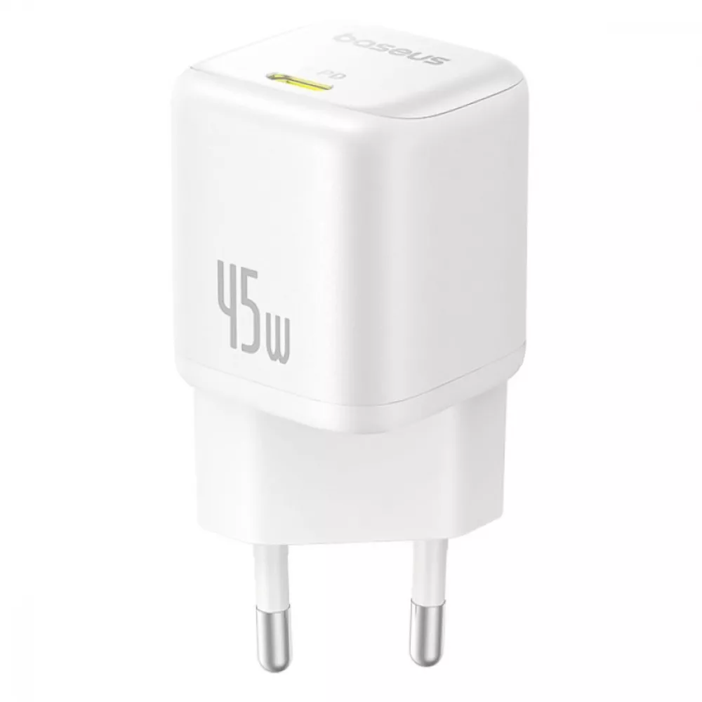 МЗП Baseus PicoGo GaN Fast Charger Type-C 45W (білий)