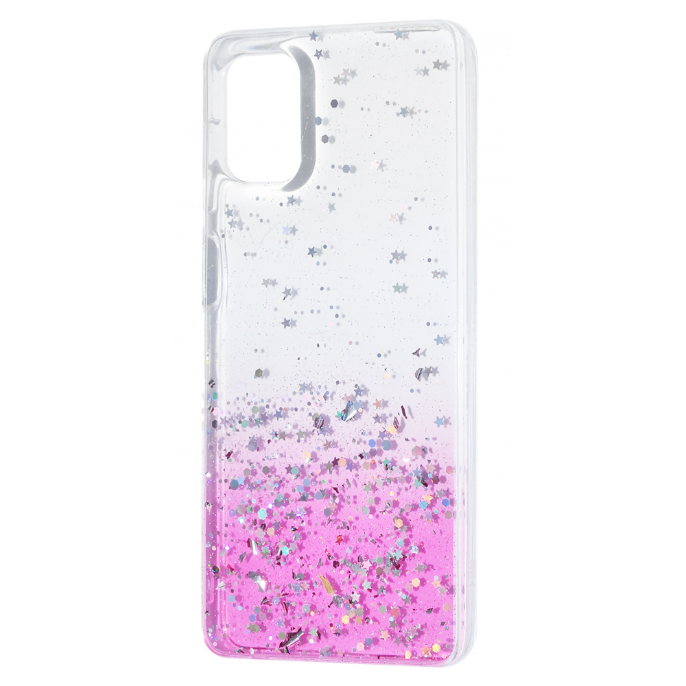 Чохол WAVE Confetti Case (TPU) Samsung Galaxy S21 Ultra (G998B) (білий/рожевий)