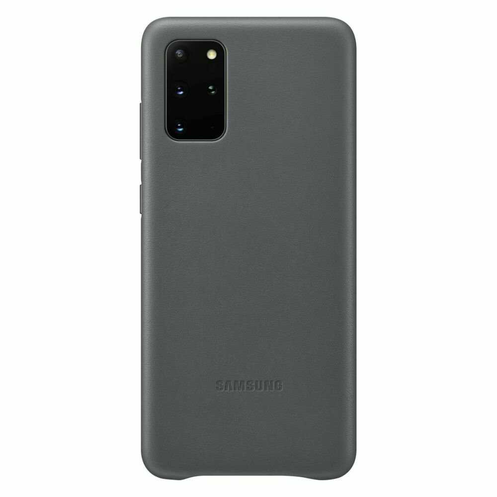 Чохол Original Leather Cover Gray для Samsung S20+ G985