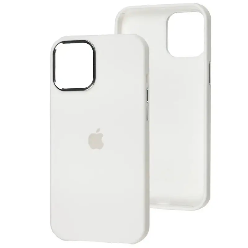 Чохол Silicone Case Metal Buttons (AA) для Apple iPhone 12 Pro / 12 (6.1