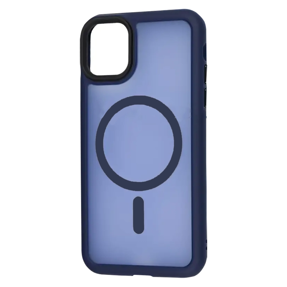 Чохол MaiKai Matte Colorful Case with MagSafe iPhone 11 (Dark Blue)