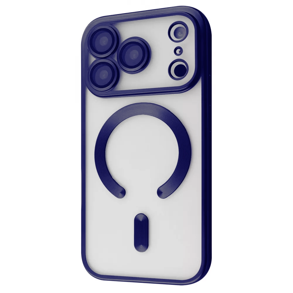 Чохол Metal Matte Case with Magnetic Ring iPhone 17 Pro Max (синій титан)