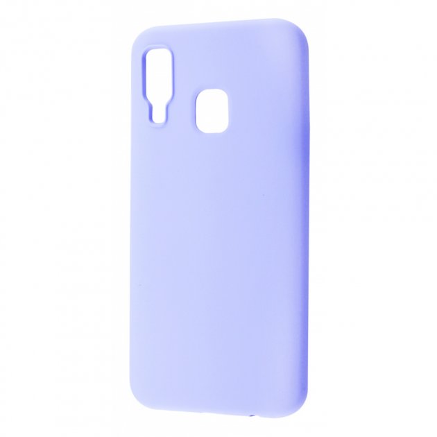 Чохол WAVE Full Silicone Cover Samsung Galaxy A40 - Light Purple