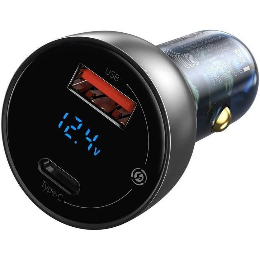 АЗП Baseus Particular Digital Display PPS Dual Quick Charger 65W USB + Type-C (Type-C 100W)