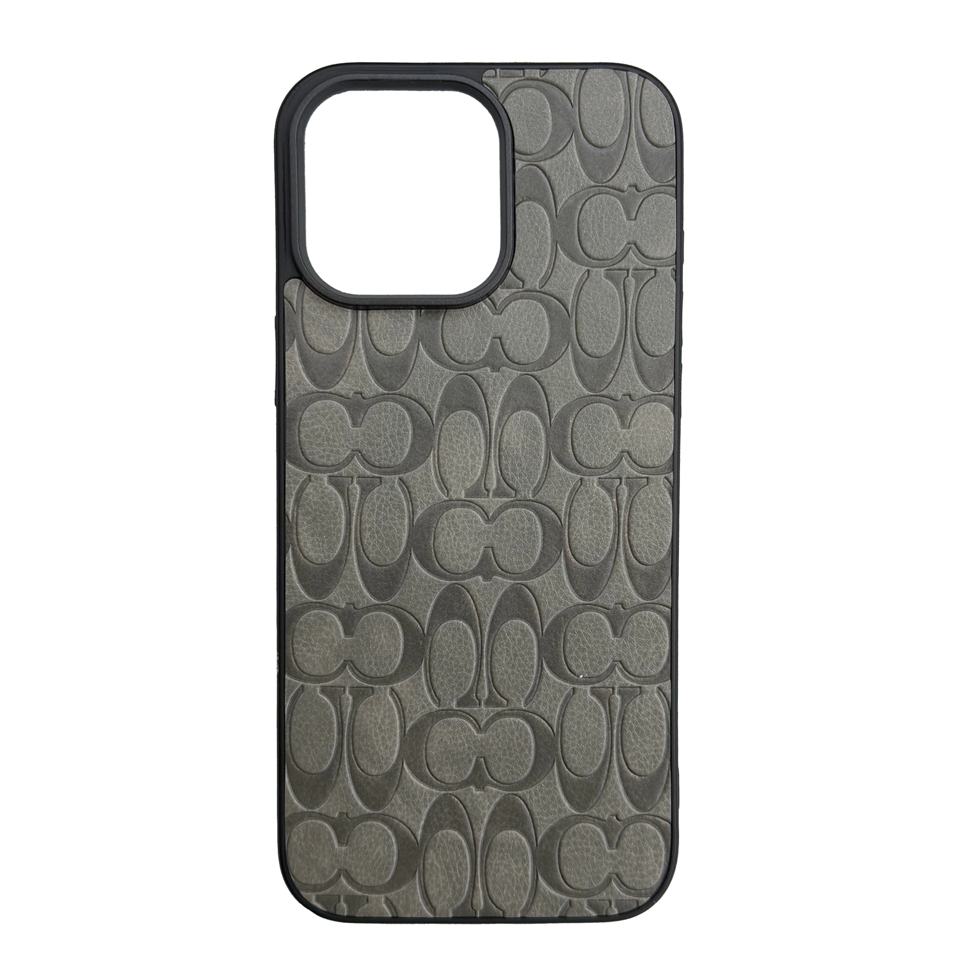Чохол CBrand Leather Case for iPhone 15 Pro (Gray)