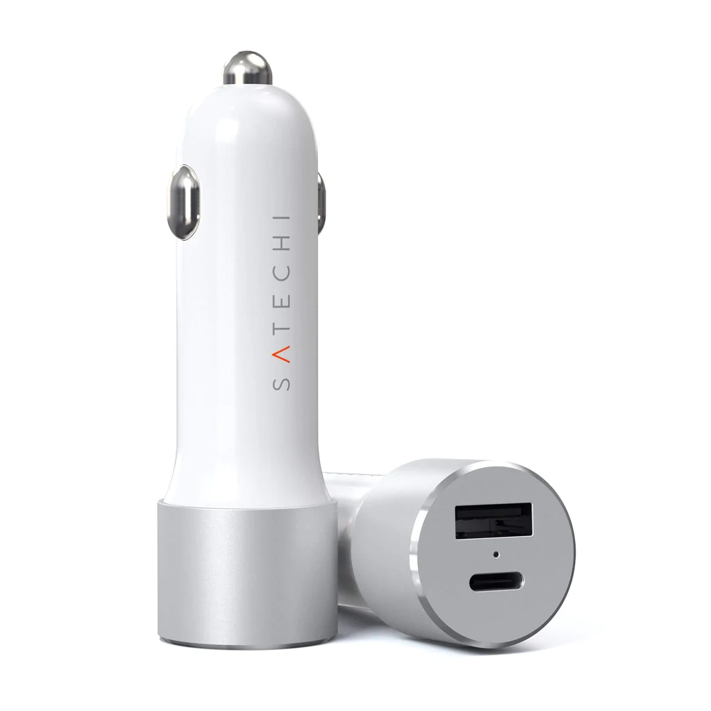 АЗП Satechi 72W Type-C PD Car Charger Silver (ST-TCPDCCS)