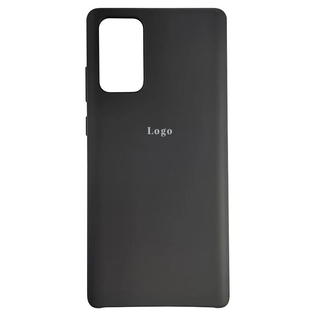 Чохол Silicone Case для Samsung Note 20 - Black