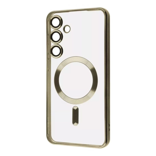 Чохол Metal Matte Case with Magnetic Ring for Samsung S25 (Gold)