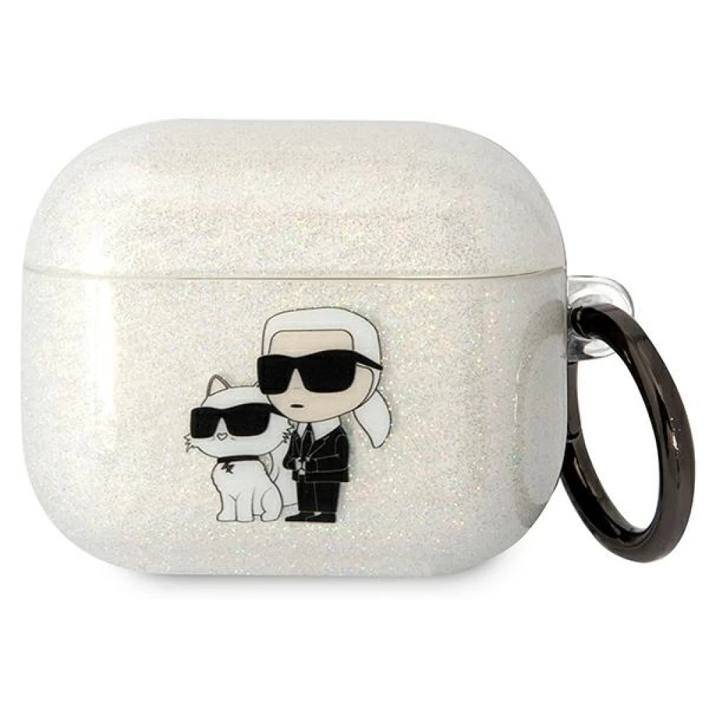 Чохол Karl Lagerfeld TPU Glitter NFT K&C for Airpod 3 Case Transparent