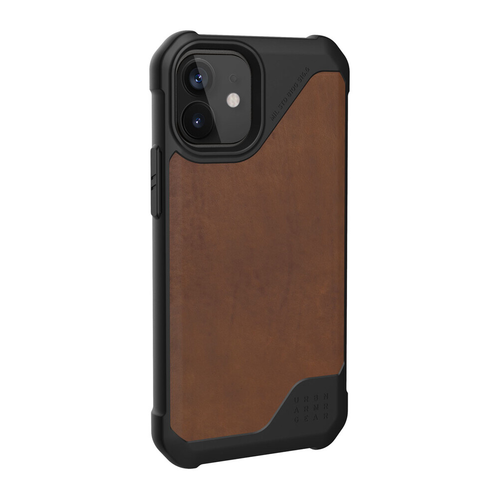 Чохол UAG для Apple iPhone 12 Mini Metropolis LT, Leather Brown