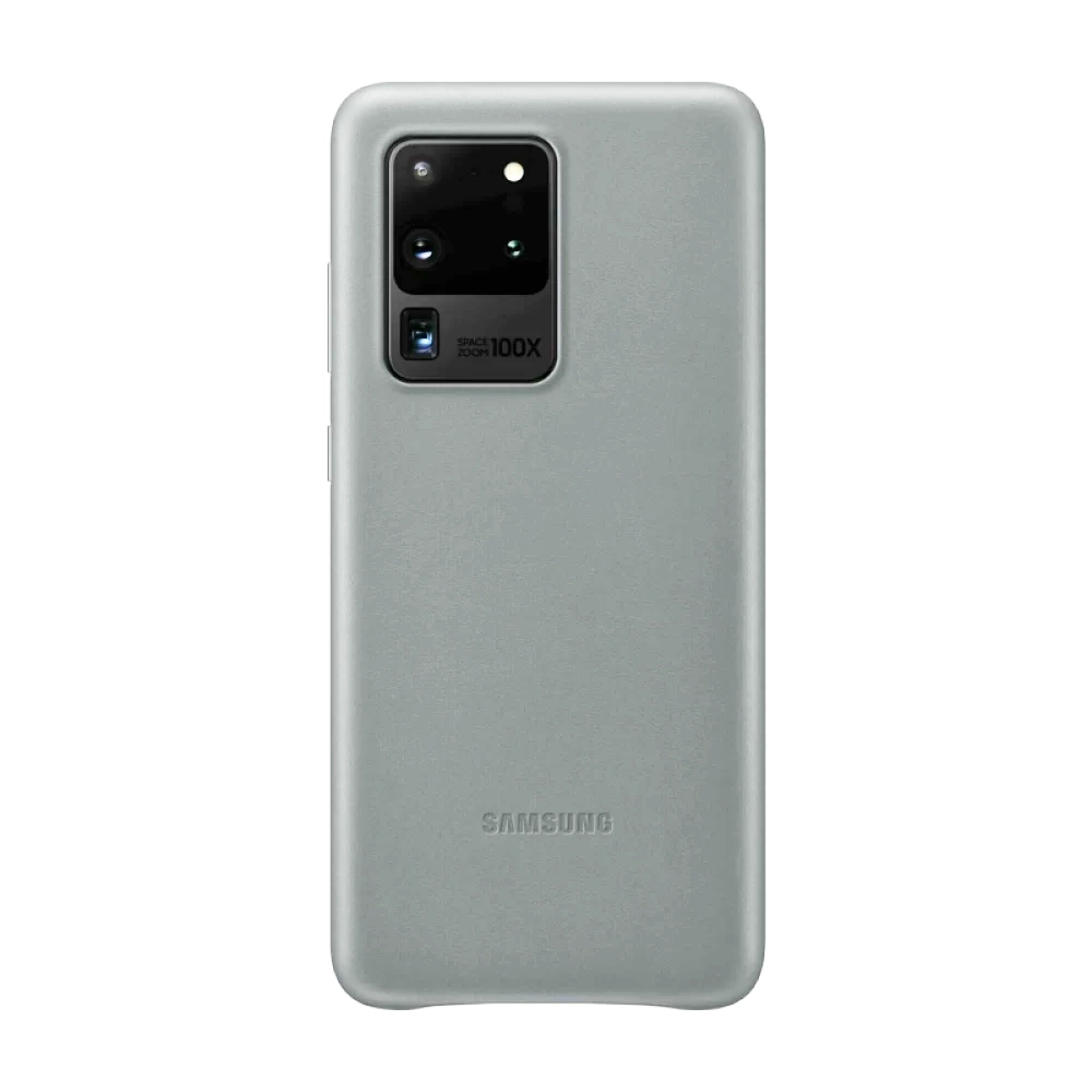 Чохол Original Leather Cover Light Gray для Samsung S20 Ultra G988