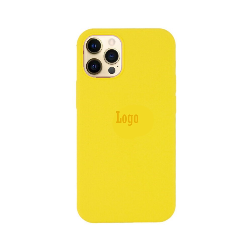 Чохол Silicone Case Full Cover iPhone 13 (fluorescent yellow)