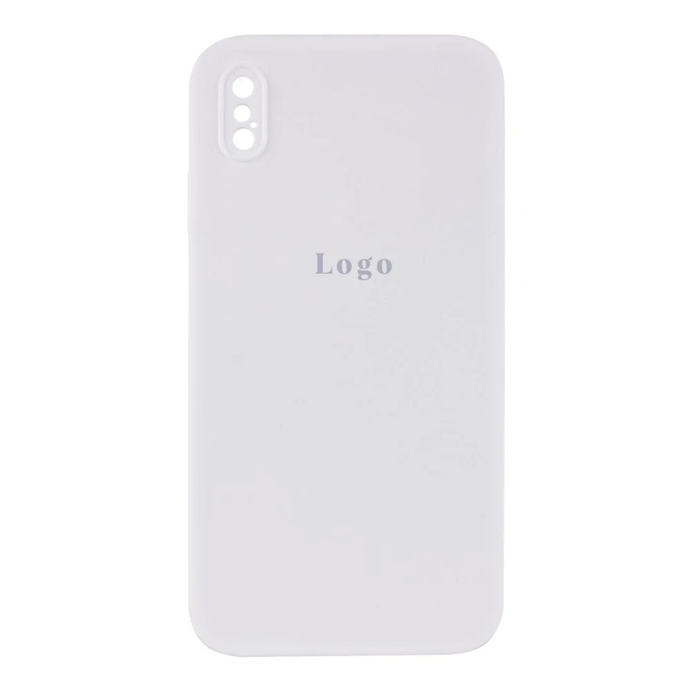 Чохол Silicone Case Full Camera Protective (AA) для Apple iPhone XS (Білий/White)