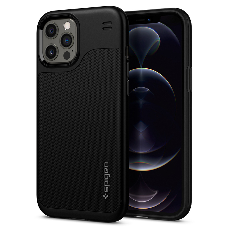 Чохол Spigen для Apple iPhone 12 Pro Max Hybrid NX, Matte Black