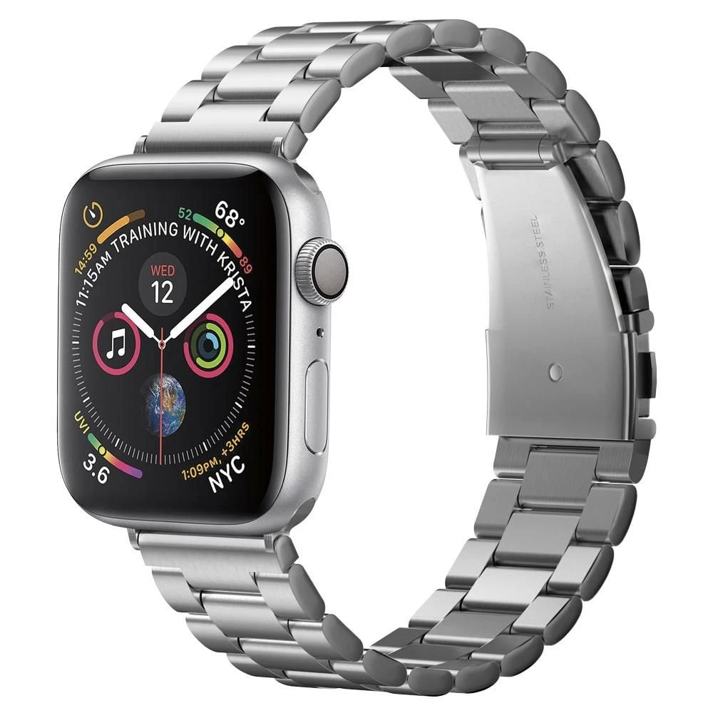 Ремінець Spigen для Apple Watch (45mm/44mm/42mm) Modern Fit, Silver