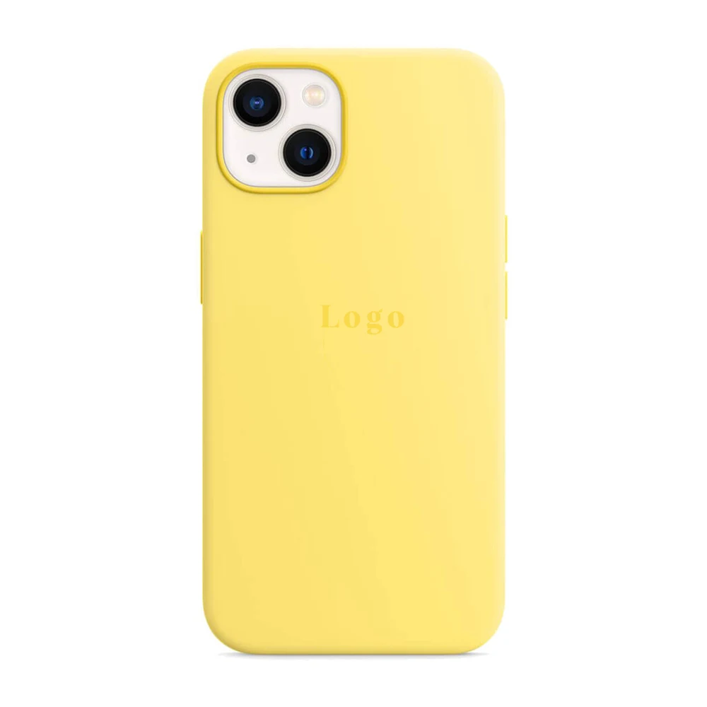Чохол Silicon Case Full Cover iPhone 13 mini (lemon zest)