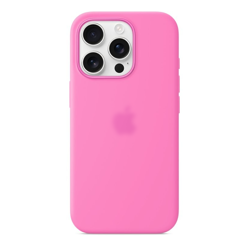 Чохол Silicone Case with Button, Animation & MagSafe iPhone 16 Pro Max, Peony (OEM)