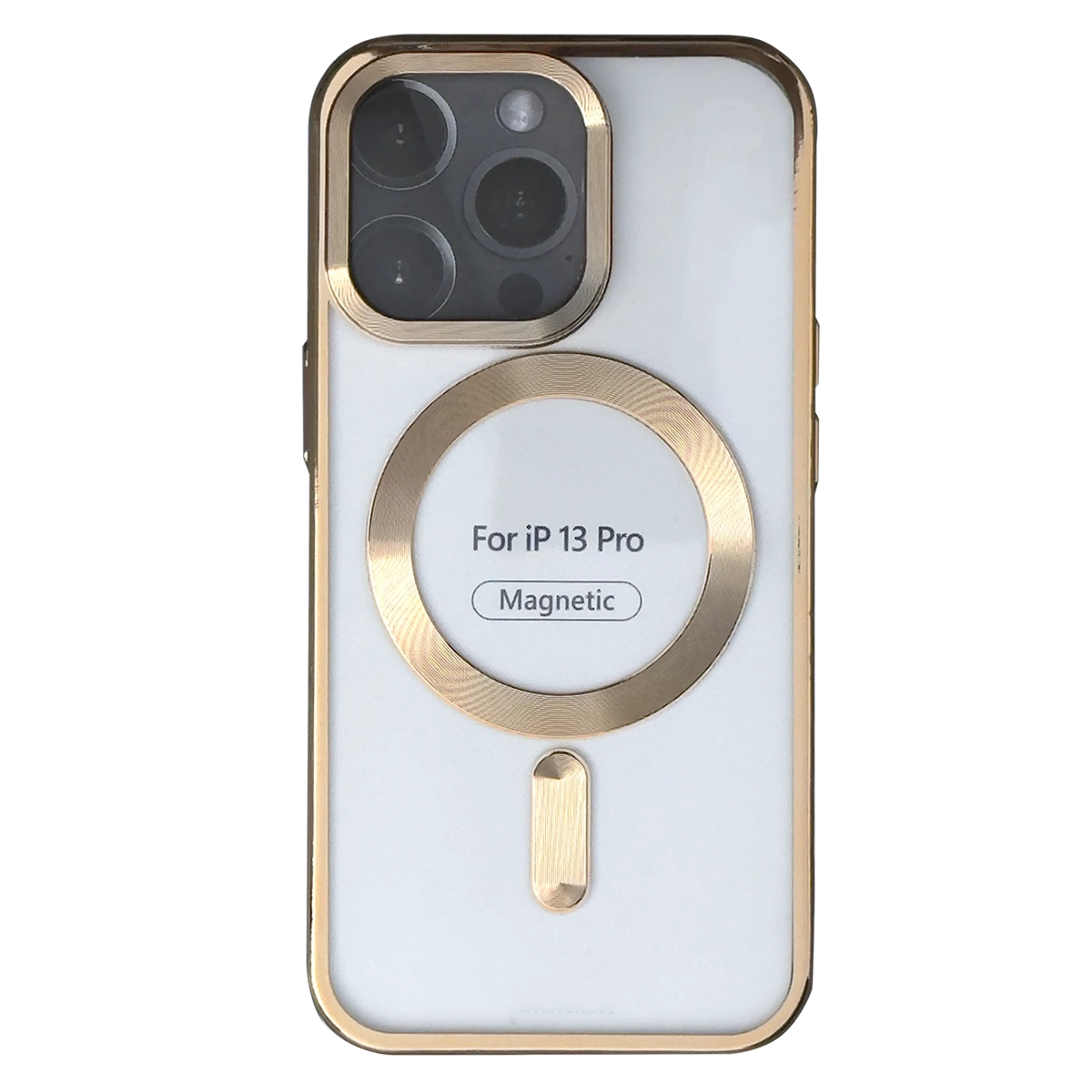 Чохол Metal Spraying Magnetic Case iPhone 13 Pro (Gold)