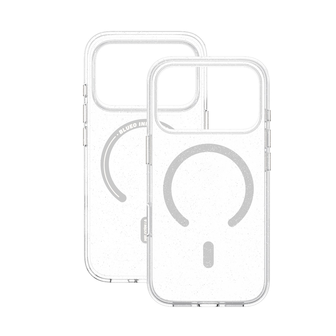 Чохол Blueo Crystal Drop PRO Case for iPhone 17 Air with MagSafe Glitter Transparent