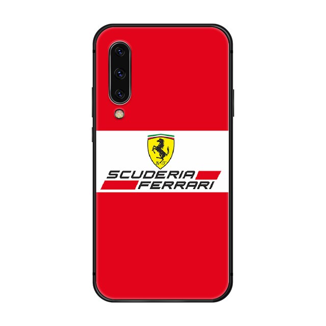 Case Ferrari Logo for Samsung A30s (red)