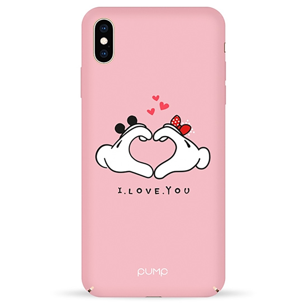 Чохол Pump Tender Touch Case for iPhone XS Max (Hands Mickey Love)