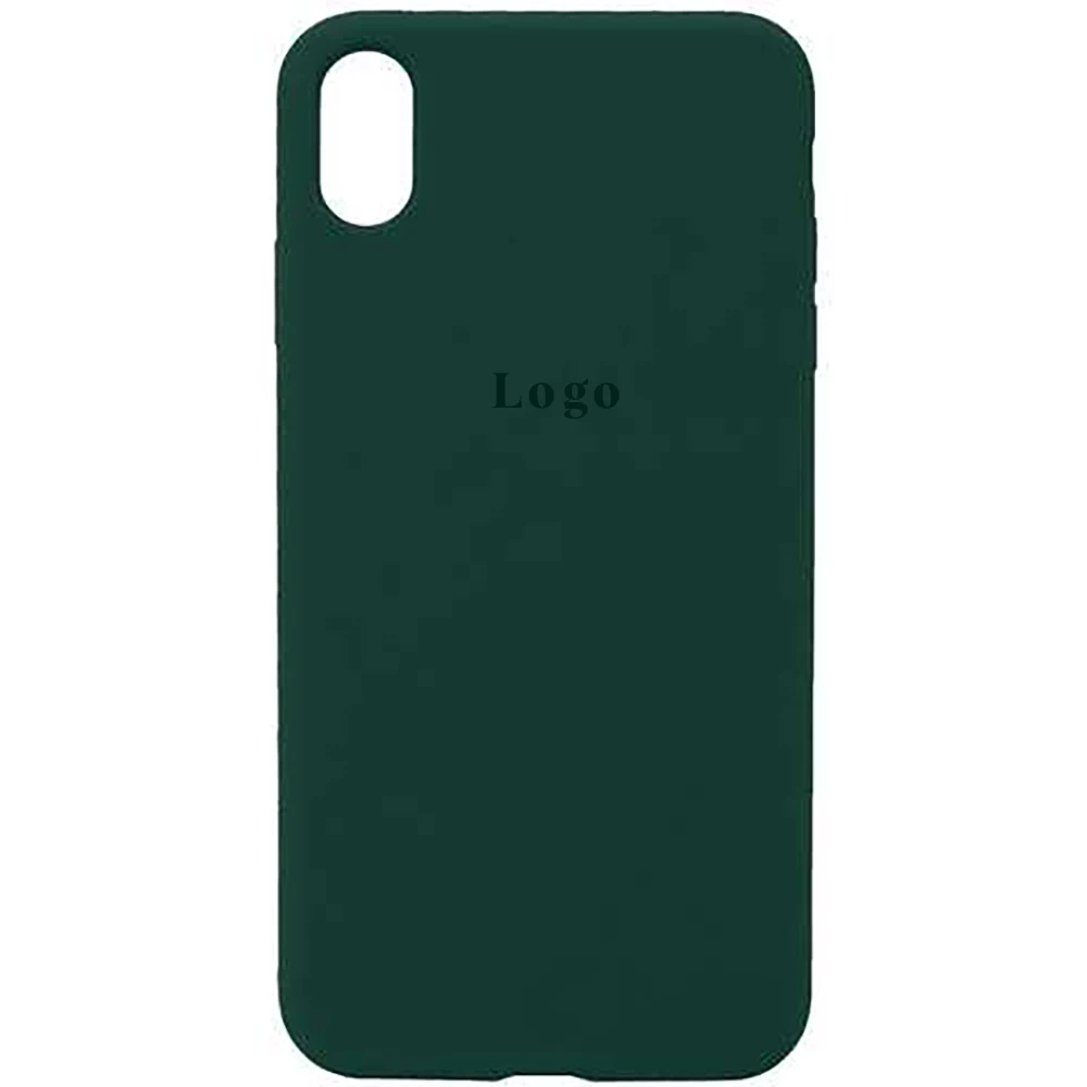 Чохол MaiKai Silicone для iPhone Xs Max - Forest Green