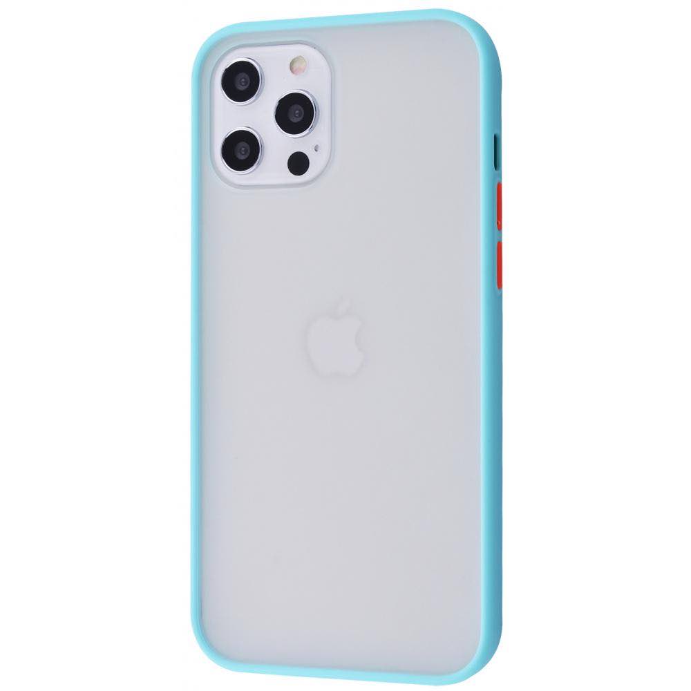 Чохол Shadow Matte Case (PC+TPU) for iPhone 12 Pro Max - Blue