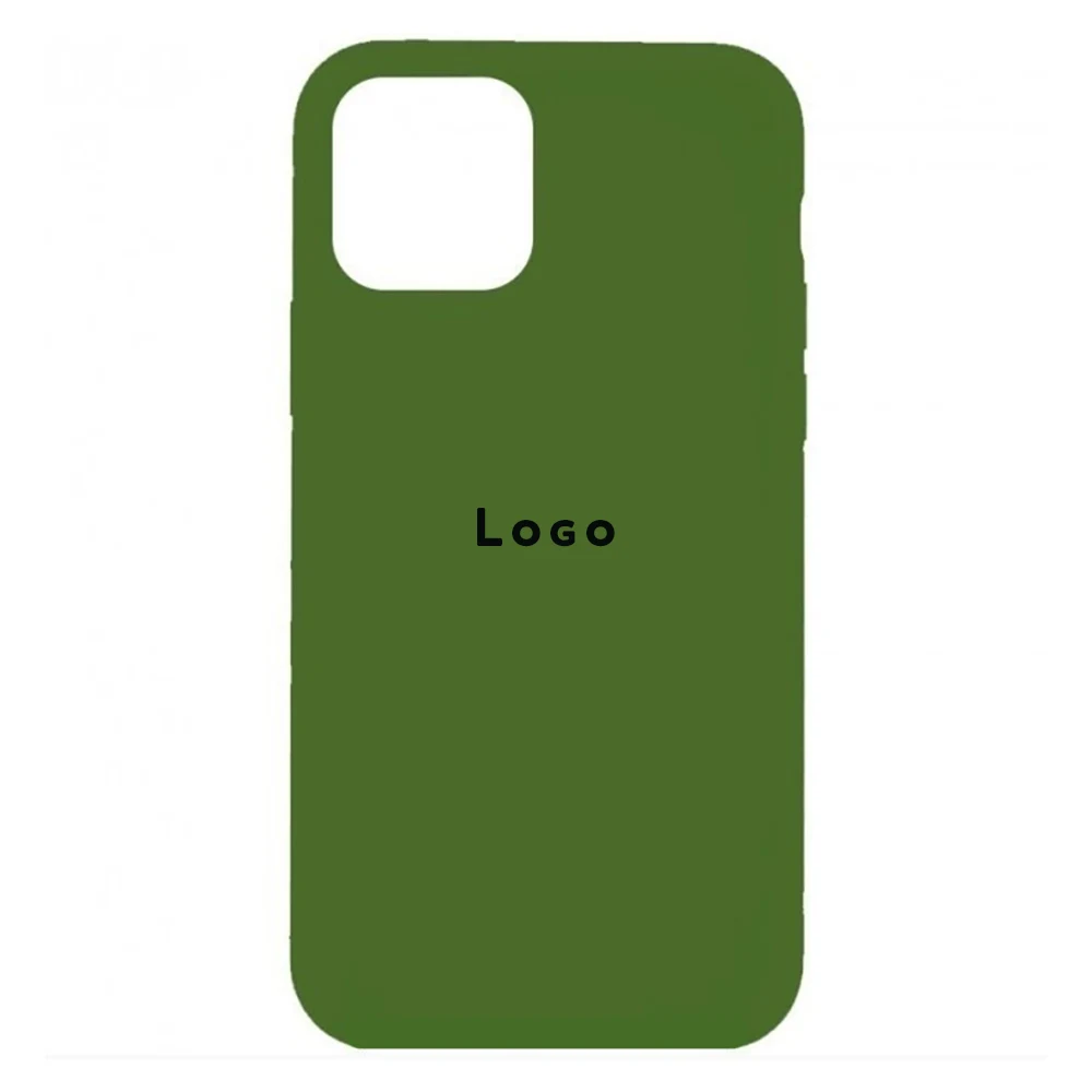 Чохол Silicone Case Full Cover iPhone 13 (army green)