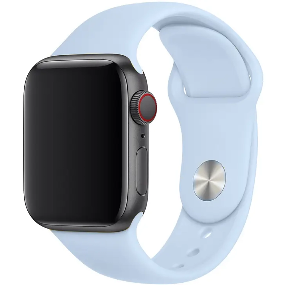 Силіконовий Ремінець для Apple Watch Sport Band 38/40mm (S/M & M/L) - Mist Blue