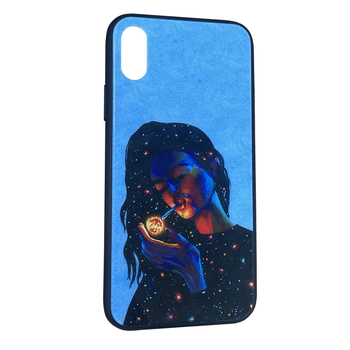 Чохол ArtStudio Case Lovely (Glass+TPU) Series iPhone X/Xs (Girl)