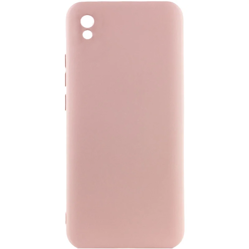 Чохол Silicone Cover Lakshmi Full Camera (AAA) для Xiaomi Redmi 9A (Рожевий / Pink Sand)