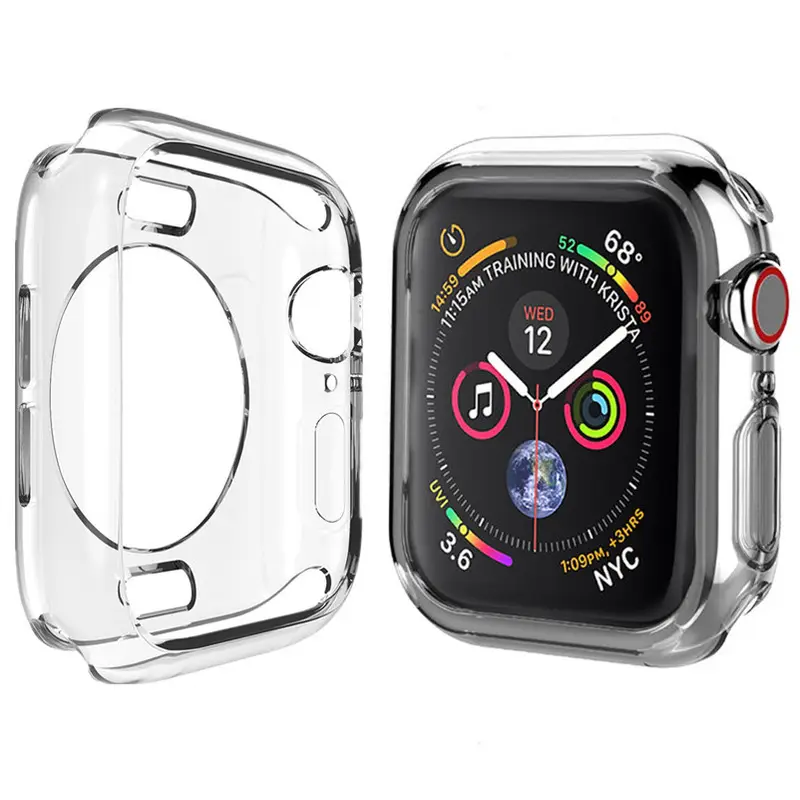 Чохол TPU Full Protective для Apple iWatch 42mm - Transparent