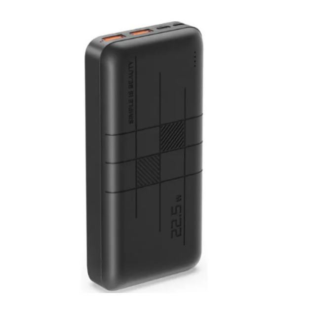 ПБ XO PR188 20000 mAh PD20W+USB QC22.5W Black