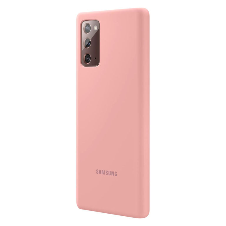 Чохол Silicone Case для Samsung Note 20 - Pink Sand