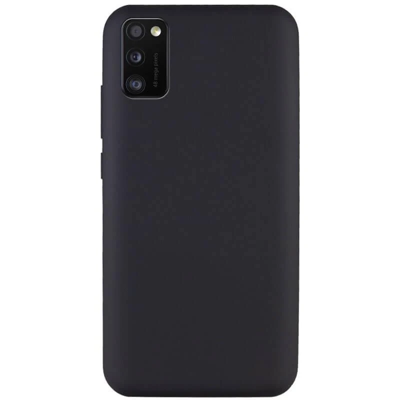Чохол Full Silicon Cover without logo для Samsung Galaxy A41 - Black