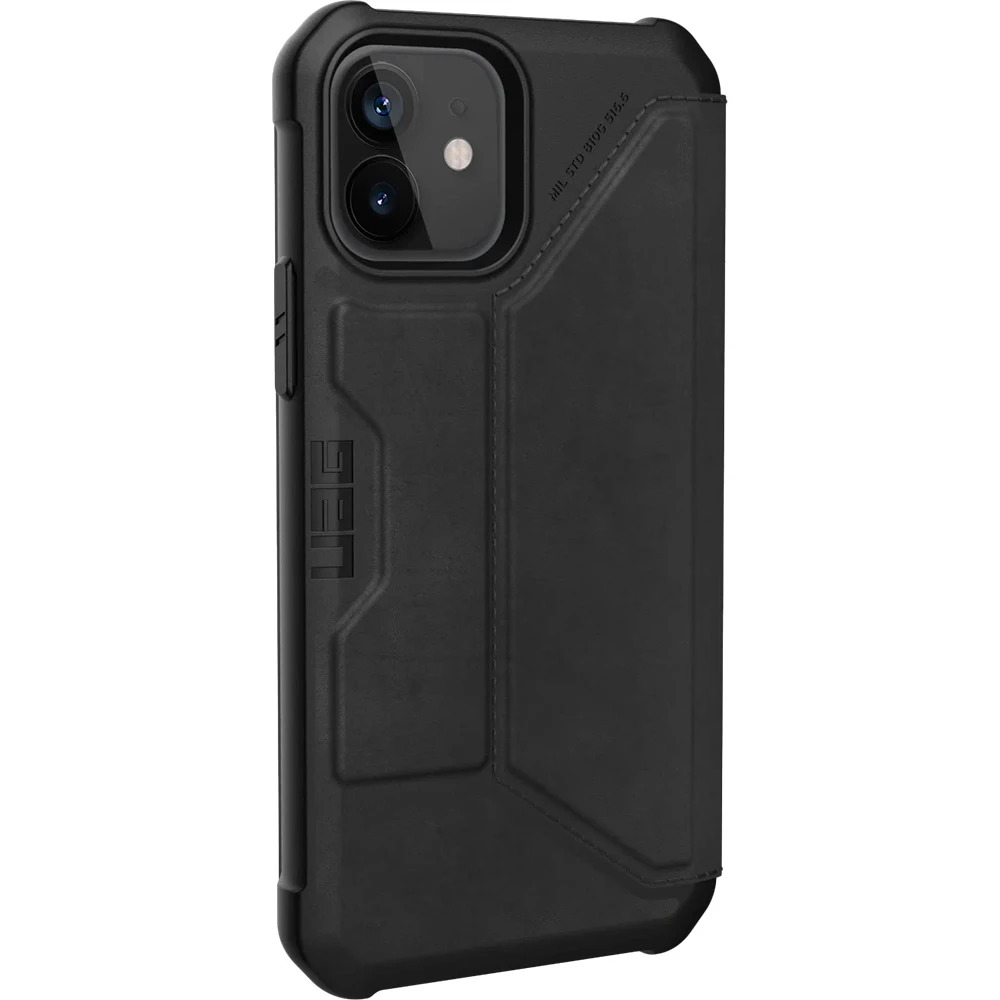 Чохол UAG для Apple iPhone 12 / 12 Pro Metropolis, Leather Black